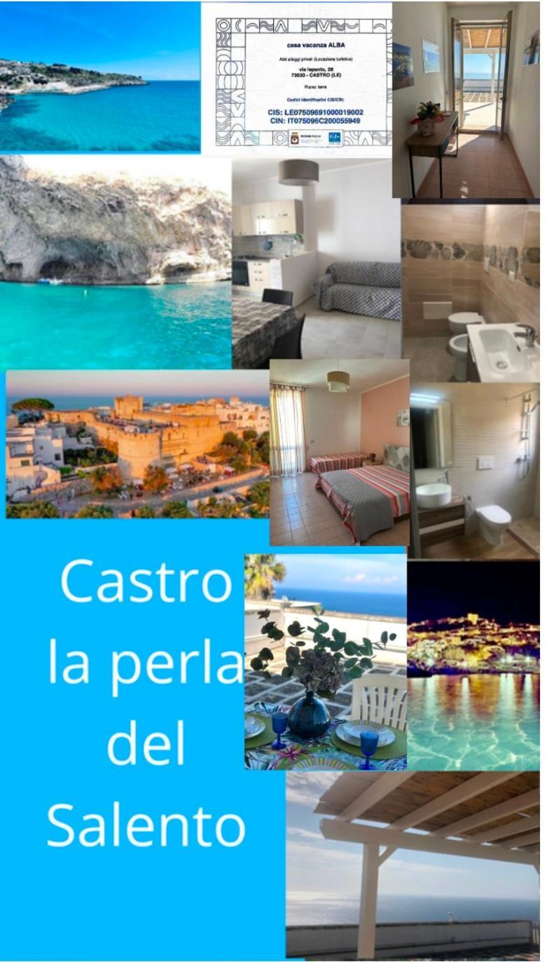Casa Alba Castro Salento Villa Eksteriør bilde